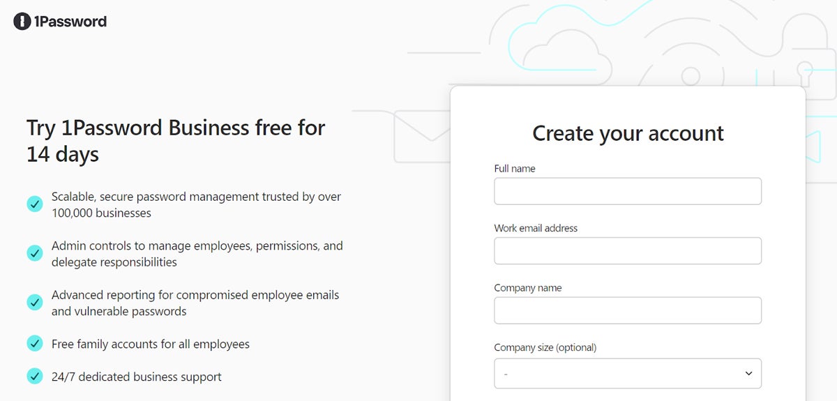 1Password Business Free Trial
