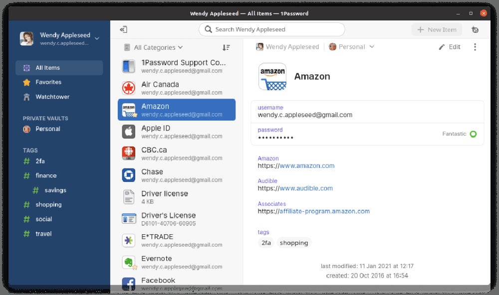 1Password on a Linux machine