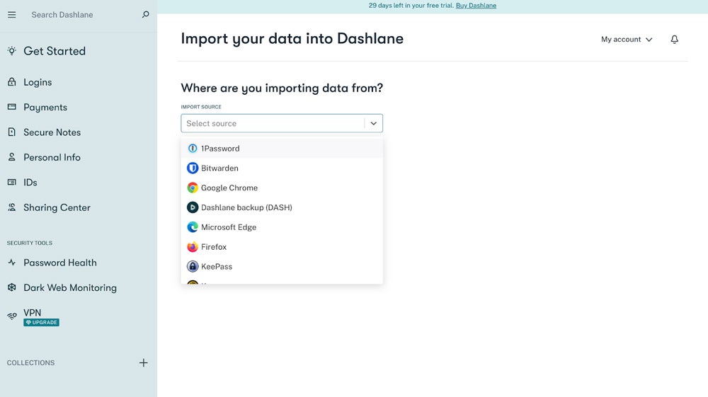 Ease of use feature screenshot.