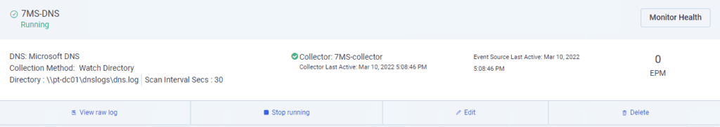 DNS collector