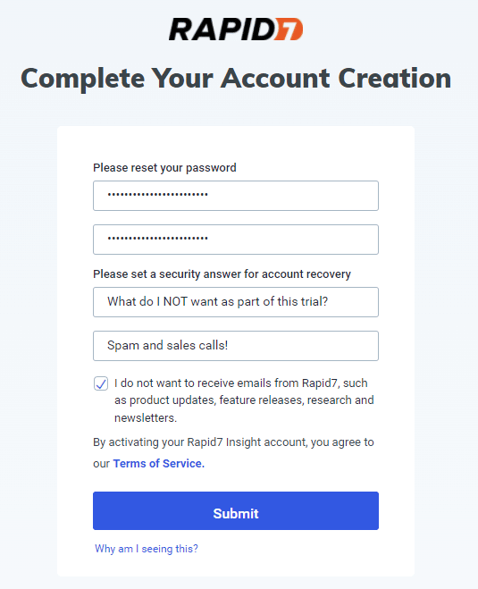 rapid7 account